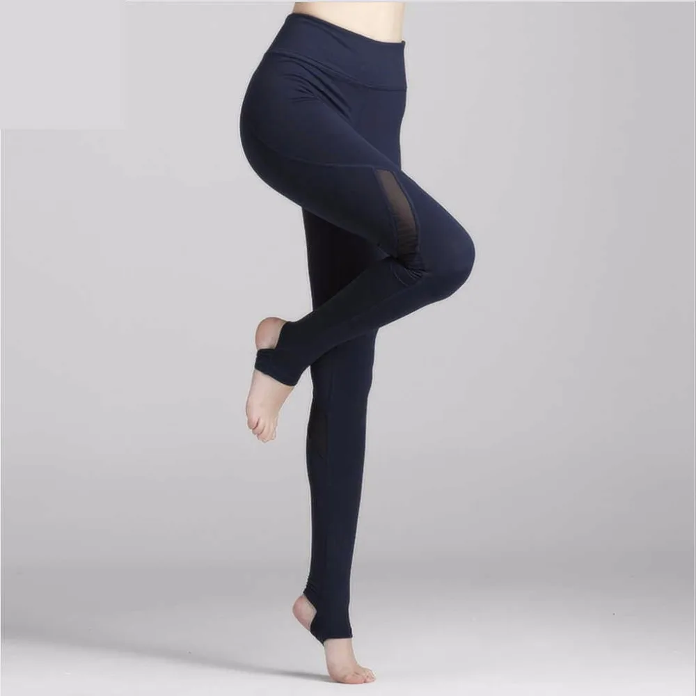 

SzBlaZe Womens Mesh Design High Waist Print Yoga Pants Performance Workout Leggings for Running Gym Fitness Riding Sport