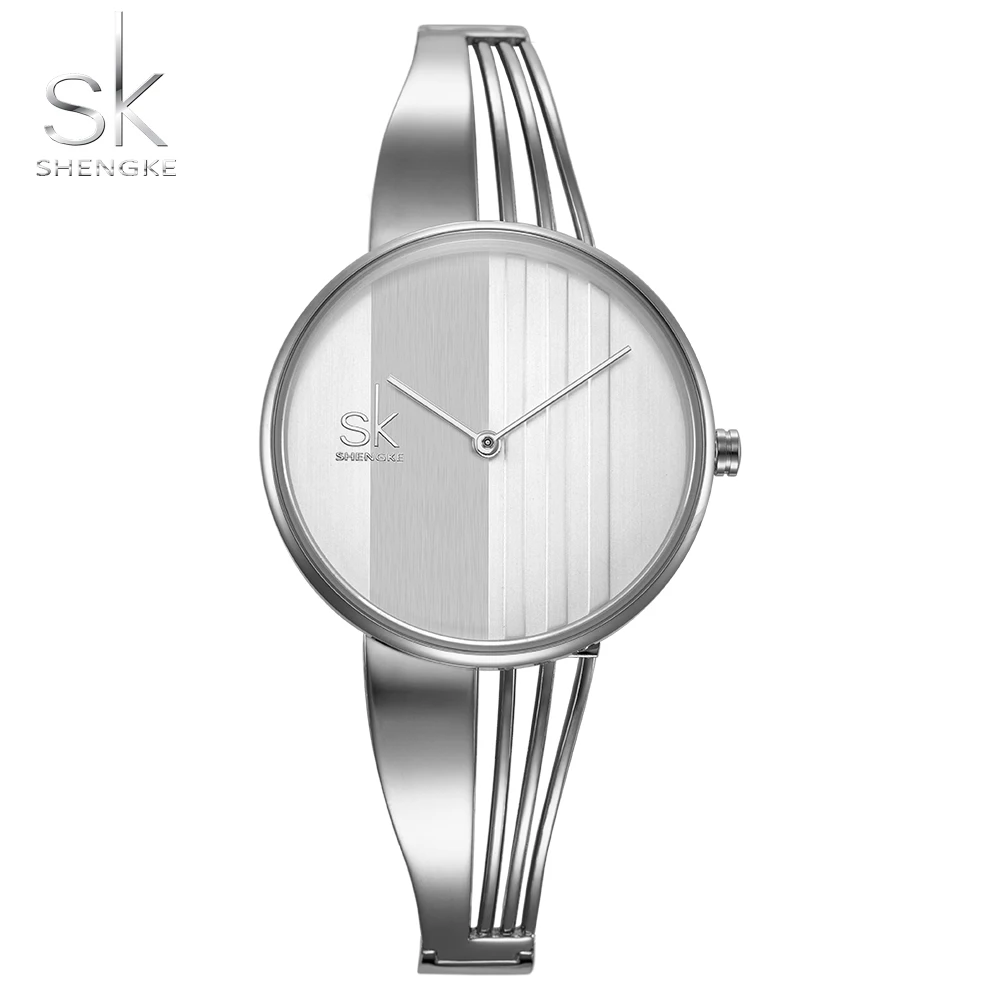 Shengke, креативные женские часы, браслеты, женские наручные часы, браслет, кварцевые часы для женщин, Montre Femme, Relogio Feminino - Цвет: 11K0062L01SK