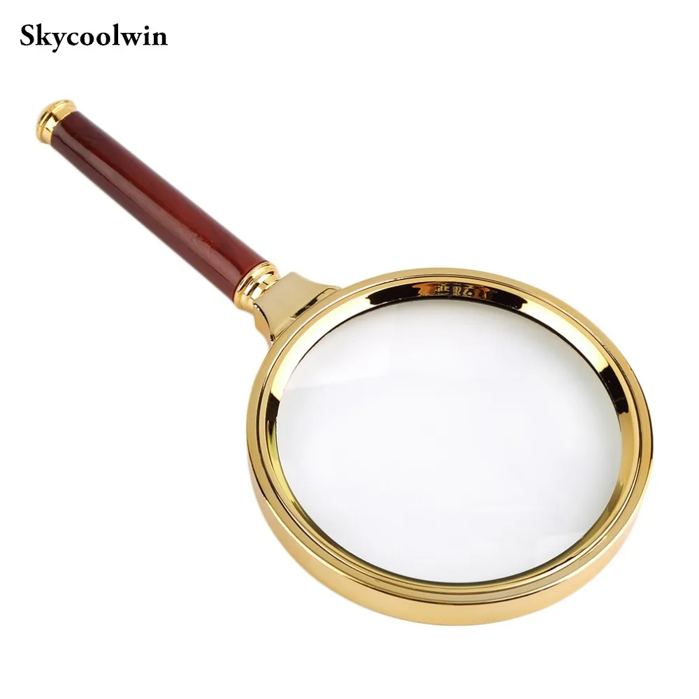 

90mm / 80mm /70mm / 60mm Handheld Magnifier 10X Magnifying Glass Loupe Reading Jewelry Repair Tool