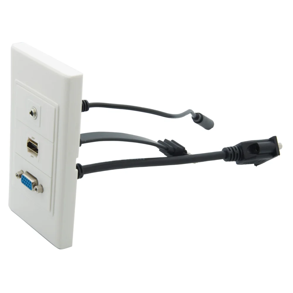 1 комплект без винта VGA 3 5 мм стерео аудио HDMI плоский короткий кабель стиль мама