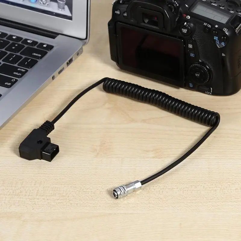 Спиральный кабель питания 12в 17в Dtap для Weip BMPCC 4K Blackmagic Pocket Cinema Cam 5 5x2 мм Dc