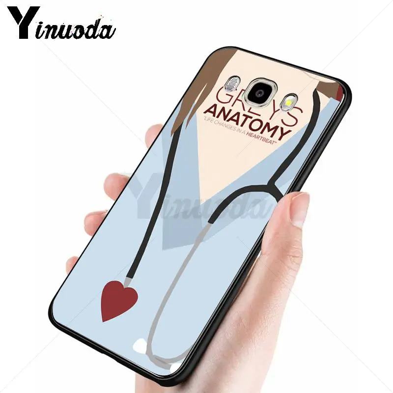 Yinuoda You're My Person Greys анатомический мягкий силиконовый черный чехол для телефона