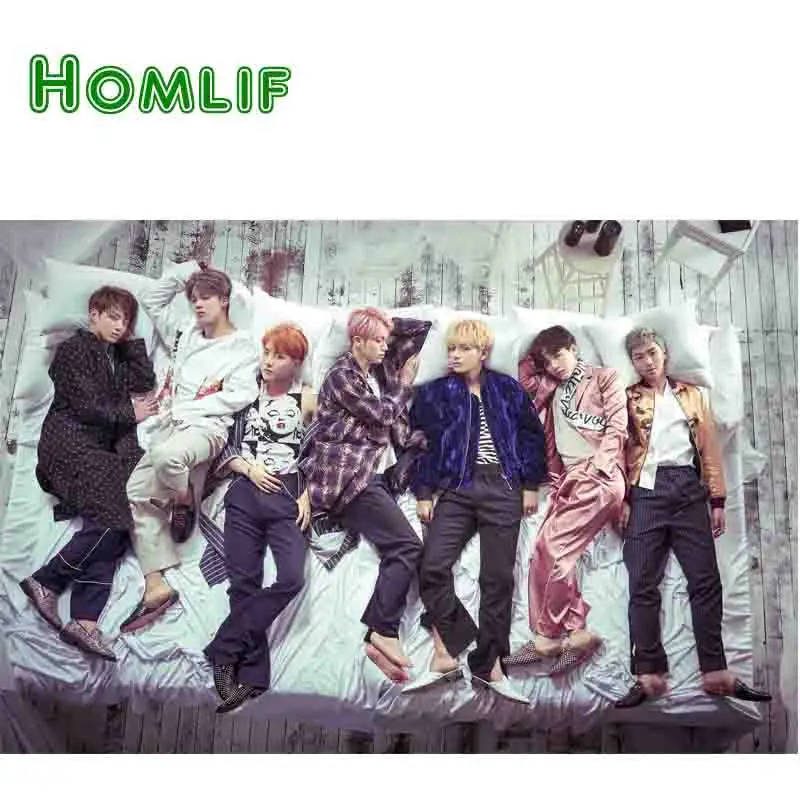 BTS 2018 3D Алмазная мозаика полный передач 5D Diy Алмаз вышивка крестом алмазов картина