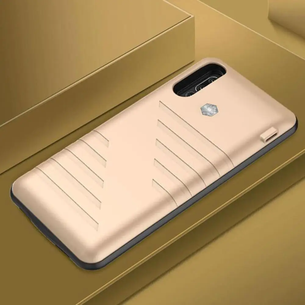 JINXINGCHENG батарея зарядное устройство чехол для huawei P20 Lite 5000 мАч назад клип устройство для быстрой зарядки аккумулятора для huawei Nova 3E чехол - Цвет: Золотой