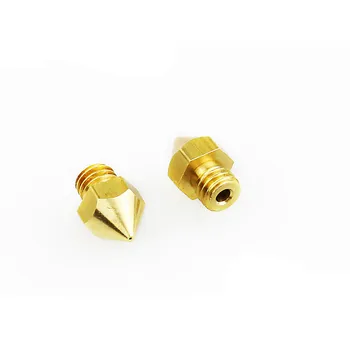 

Funssor Prusa/Anet 3D Printer Part Extruder Brass Nozzle Head 5 Sizes 0.6/0.5/0.4mm/0.3mm/0.2mm brass nozzlle