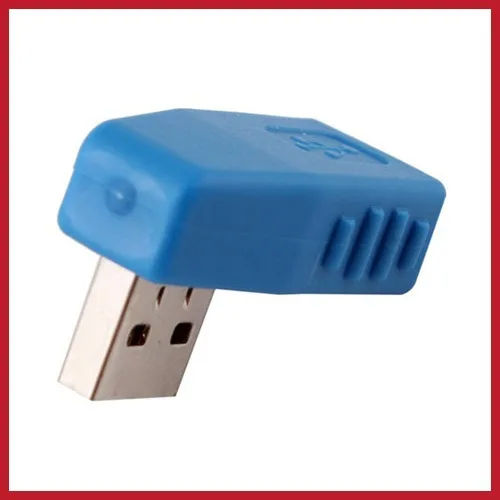 excellent new bargainium High Speed Vertical Left Angled USB 3.0 Male to Female Adapter wholesale big discount |