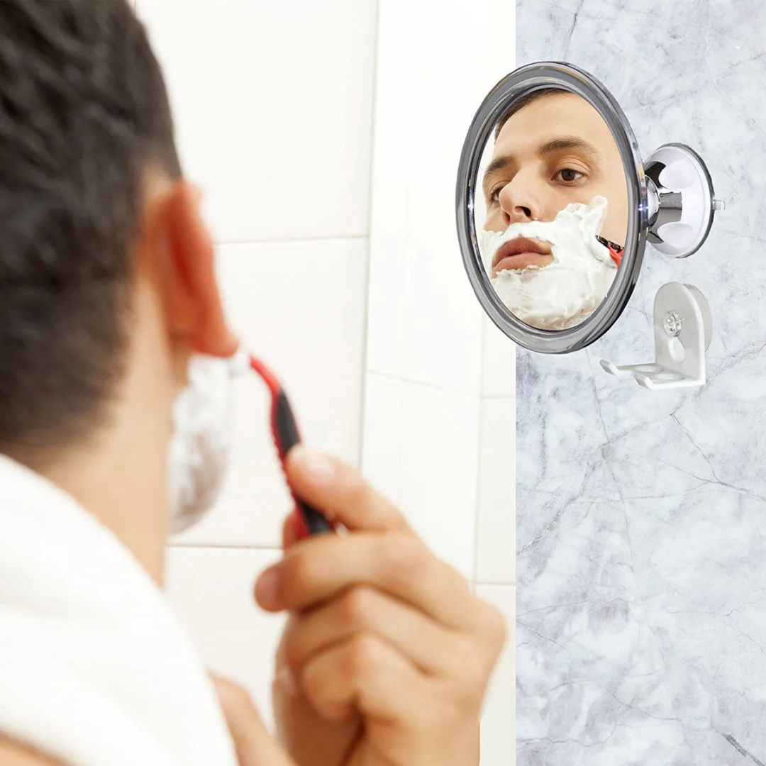 JX-LCLY 360 Rotation Fogless Suction Cup Shower Shave Make Up Fog Free Mirror