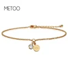 METOO Letter Zircon Bracelet & Bangle for Women Girl Fashion 3 Colors Adjustable Name Bracelets Baby Jewelry Female Gift for Mom ► Photo 1/4