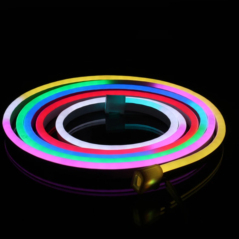 Наружный настенный светильник ip67 magic rgb 12v ic w2811 led неоновое гибкое украшение DC24V