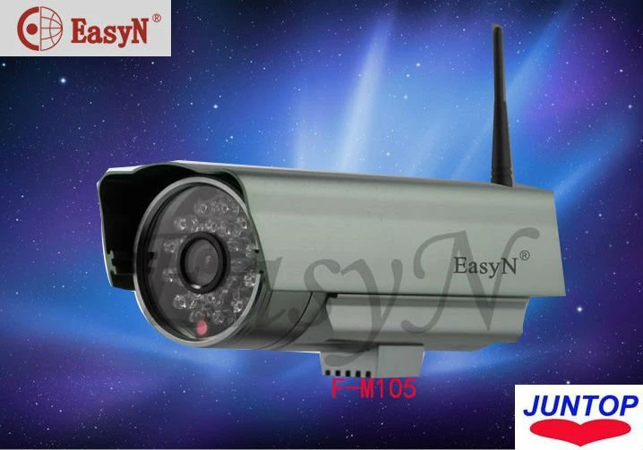 EasyN F M105 Webcm WIFI waterproof IP camera IR night vision 20m Free  domain name bounded Mobile view|camera alarm|camera phone xenon flashcamera  lens nikon d40 - AliExpress