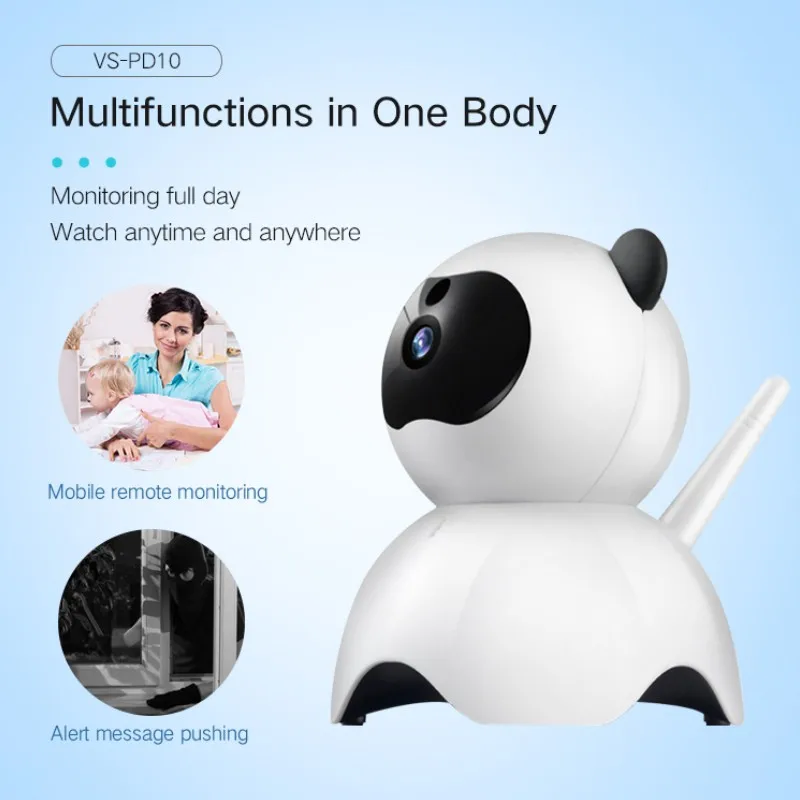  PD10 Cute panda della macchina fotografica 1080 P HD Wireless Home Security Ip con Visione Notturna