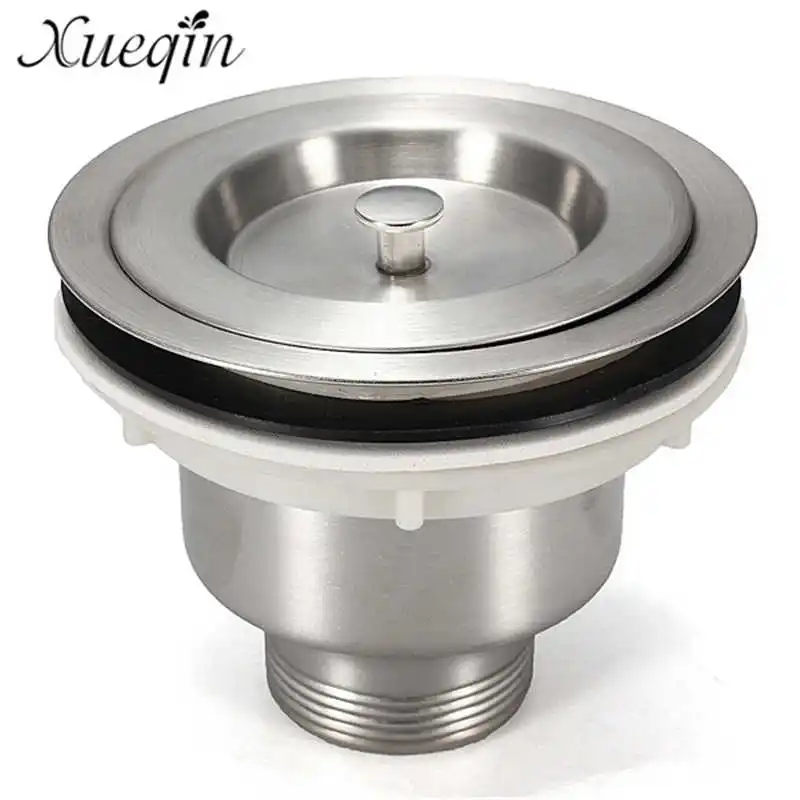 

Xueqin 1Pcs Stainless Steel Kitchen Basin Waste Plug Sink Filter Sink Drain Assembly Waste Strainer And Basket Strainer Stopper