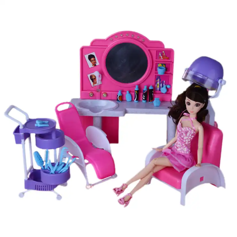 barbie hairdresser set