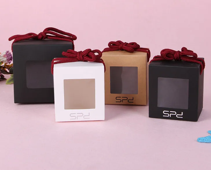 Download custom luxury cardboard packaging chocolate box,Matte Lamination paper box with clear window ...