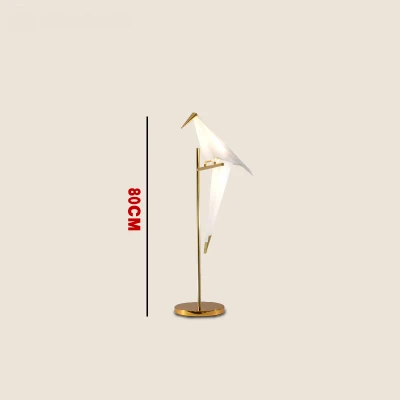 Postmodern novelty LED living room wall sconces aisle lighting nordic fixtures loft bird wall lamps bedroom bedside wall lights - Body Color: 1 Lamps 80cm