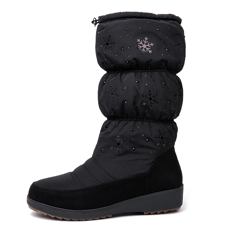 AIMEIGAO High Quality Winter Snow Boots For Women Waterproof Thick Bottom Flats Comfortable Heels Shoes Fur Warm Boots For SnowAIMEIGAO High Quality Winter Snow Boots For Women Waterproof Thick Bottom Flats Comfortable Heels Shoes Fur Warm Boots For Snow