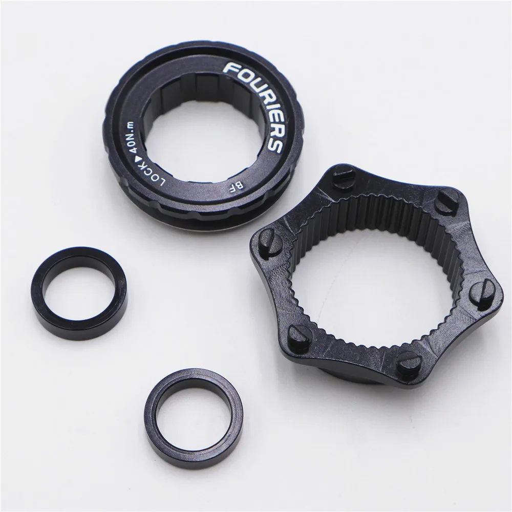 

FOURIERS ADP-DISC-SH-BF501 MTB Mountain Bike Front Center Lock Hub Boost Adapter Thru Axle 15mm x 100mm to 15mm x 110mm
