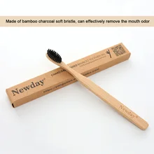 1 шт здоровая мягкая бамбуковая древесная зубная щетка для ухода за полостью рта Зубы эко мягкие средние кисти отбеливание зубов Зубная щетка нано зубная щетка