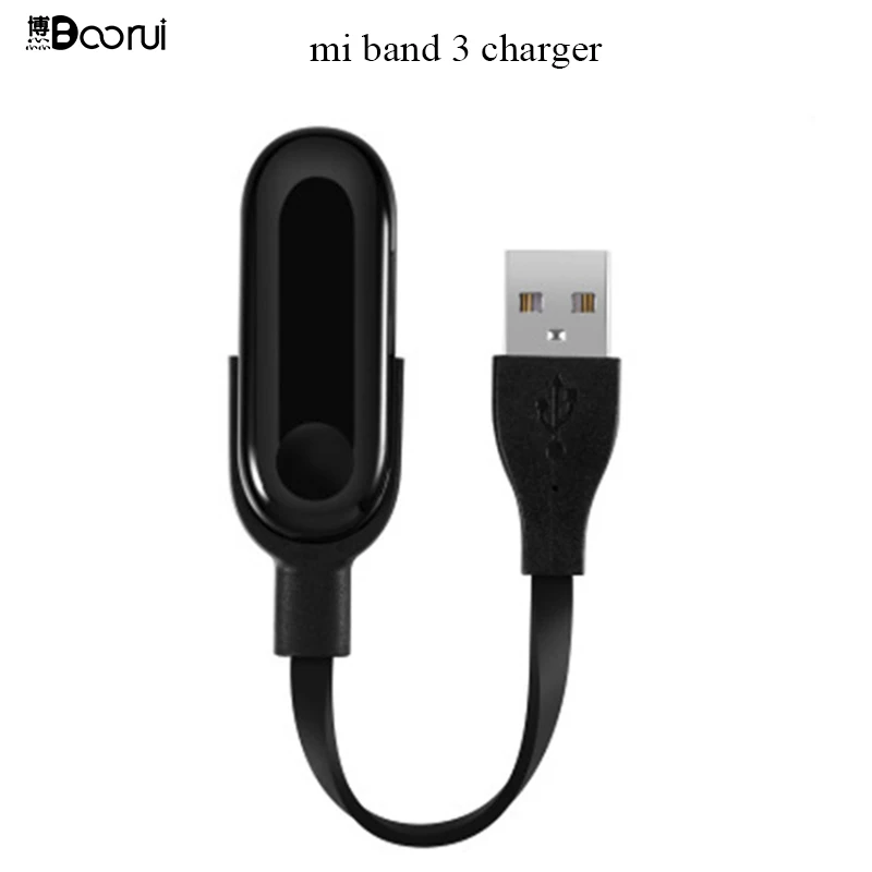 Зарядное устройство BOORUI для mi band 3 USB-кабель зарядки и передачи данных браслета