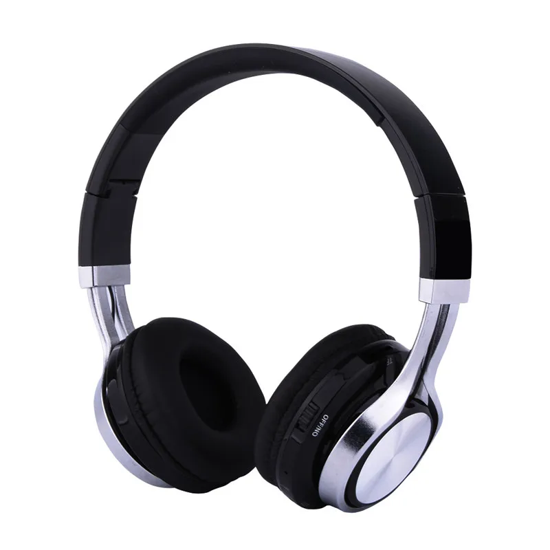 

Factory selling wholesale wireless Bluetooth headset sports headphones, the new card stereo folding earphones