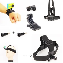 For Xiao yi accessories gopro set chest strap mount+Wrist strap belt+ Head strap ForGoPro & xiaomi accessories Set