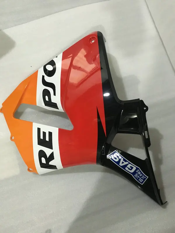Левая сторона деталь обтекателя для HONDA CBR600RR F5 03 04 CBR 600RR 600 2003 2004 ABS красные
