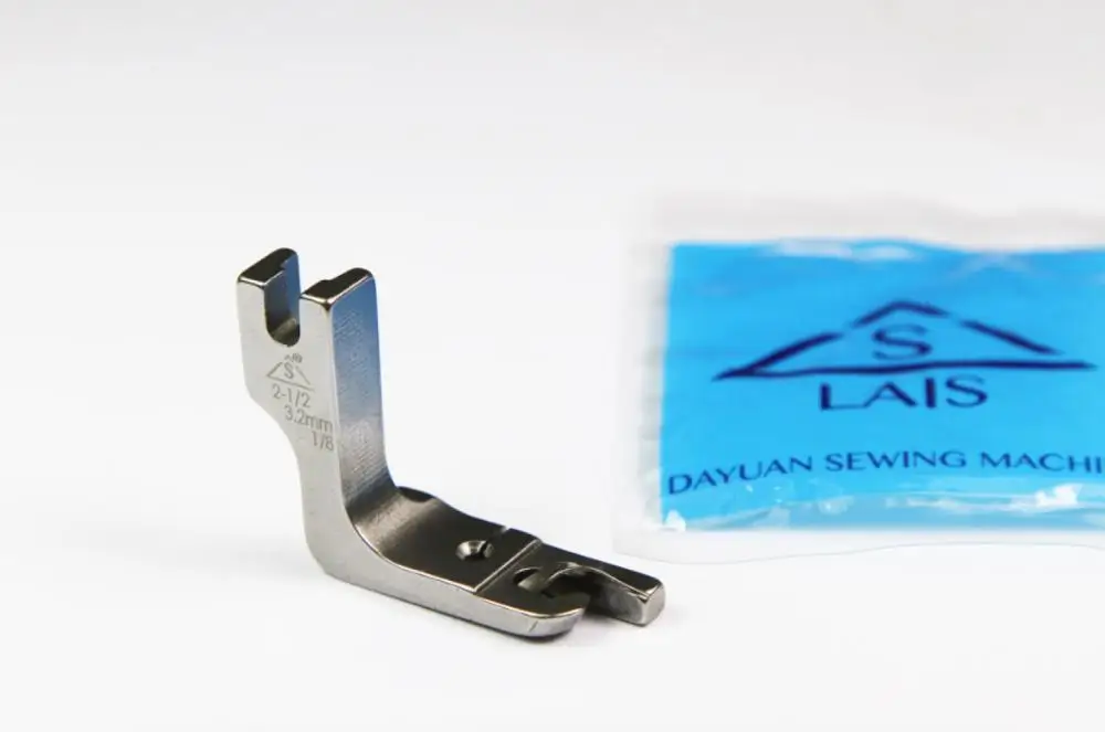 LAIS BRAND 2-1/2 3.2mm PRESSER FOOT OF SEWING MACHINE 1/8 inch LAIS BRAND 2-1/2 3.2mm PRESSER FOOT OF SEWING MACHINE 1/8 inch