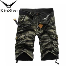 Мужчин тактических шорты военные хлопок Бермудские Masculina Rip Stop Короткие с карманами брюки мужские летние бермуды шорты-Карго