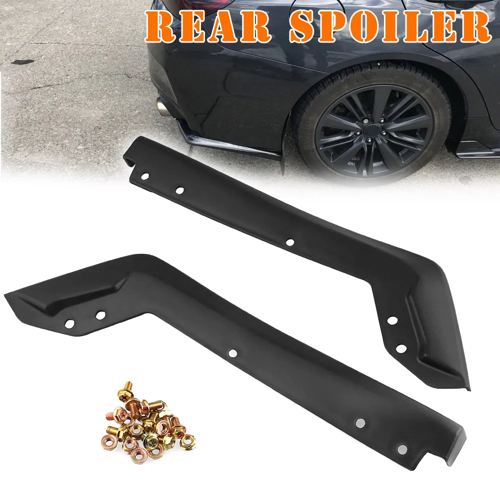 

1 Set Car Rear Spoiler Bumper Splitter Valance Lip OE Style for 15-16 Subaru WRX Sti M8617