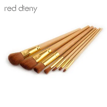 

7 pcs/set wool havdle Makeup Brushes Kit Natural Soft Bristles Foundation Blush Eyeshadow Cosmetic Brush Make Up Tool