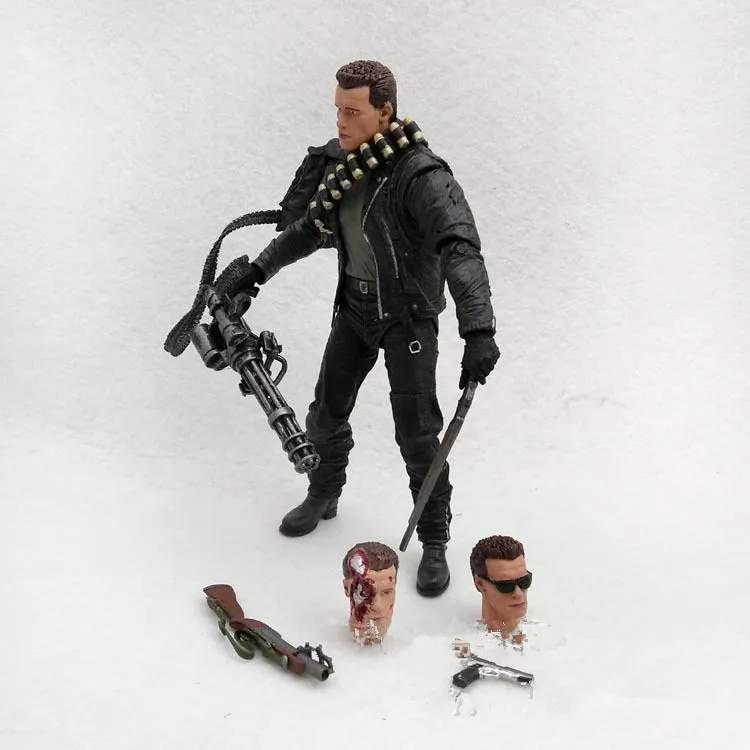 NECA Terminator 2: Судный день T-800 Арнольд Шварценеггер ПВХ фигурка Коллекционная модель игрушки " 18 см KB0349