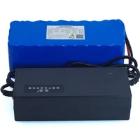 מטען הגנת 36V 8Ah 10S4P 500W 18,650 מארז סוללות נטען, אופניים שונים, הגנת 36V לרכב חשמלי עם BMS + 42v 2A מטען (5)