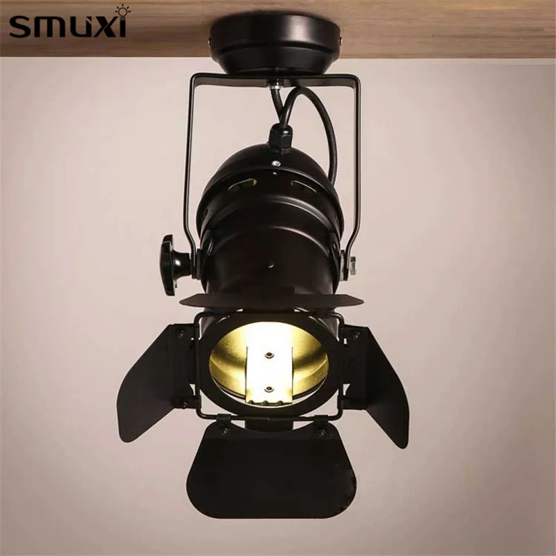 

Smuxi Retro Minimalist LED Tracking Light Spot Light Ceiling Lamp 110V/220V Indoor Lighting for Hallway Clothing Shore Bar
