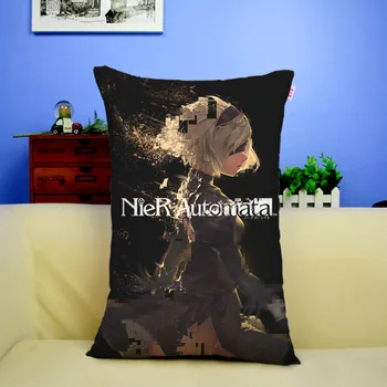

New Anime Game NieR:Automata pillow Cushion 40*60cm 3D pattern YoRHa 2B 2A 9S emil Hugging Body Pillow Cover Case Bedding Covers