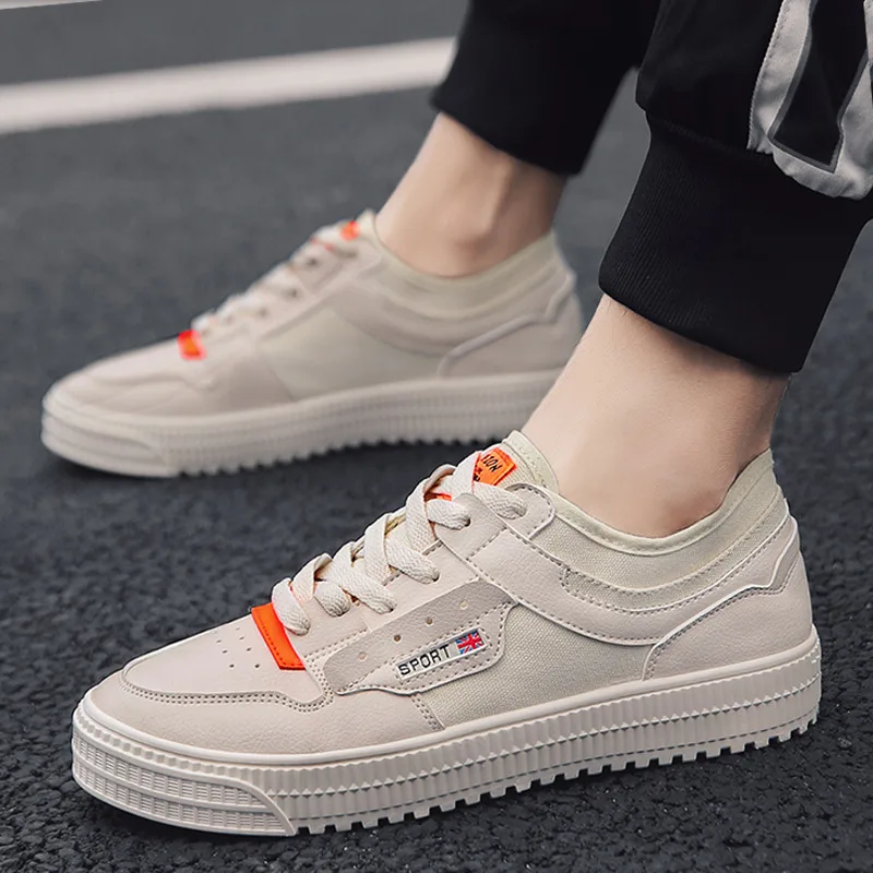 

2019 spring and autumn canvas flat bottom shoes men's casual tide shoes trend youth students shoes breathable