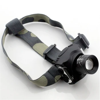 

500lm Xml Q5 Led Headlight Rechargeable 18650 Battery 3-mode Zoom Headlamp Outdoor Camping Head Torch Rechargeable Flash