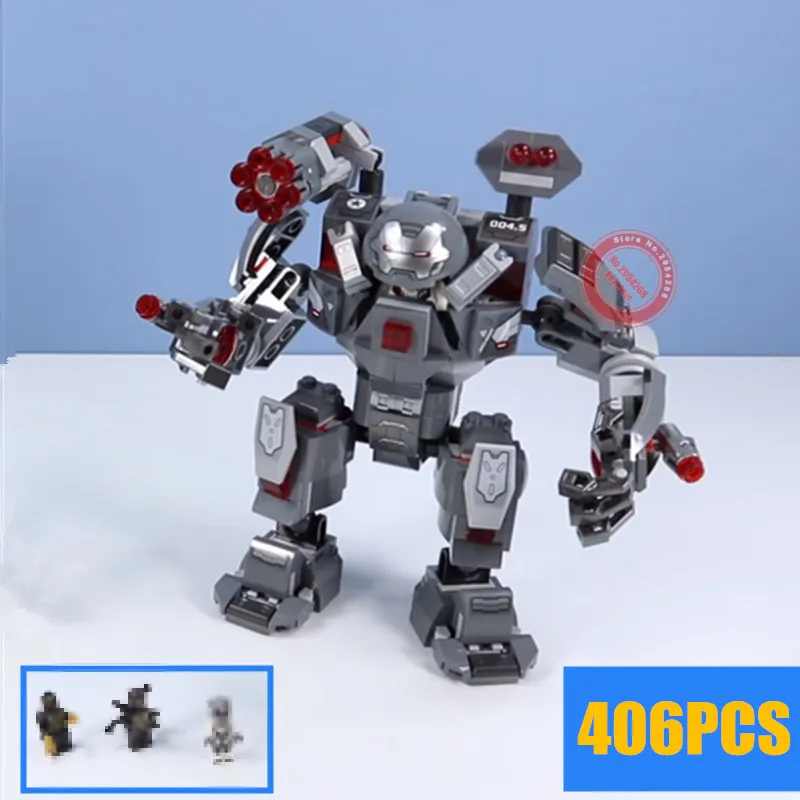 New Super Heroes iron Man War Machine Buster fit legoings Marvel Avengers Endgame 76124 Figures Building Blocks Bricks Kids Toys