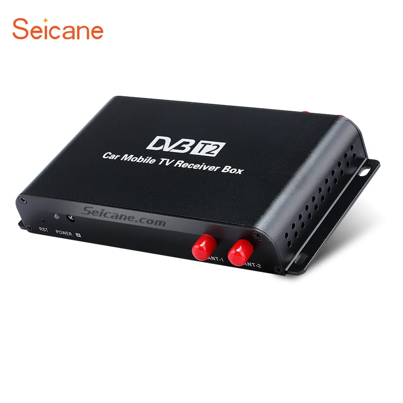 Seicane HDMI 1080P DVB-T2 приемник ТВ 4 тюнера цифровой TVBOX для автомобиля DVD плеер |