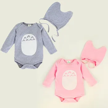 

Fashion Cute Baby Romper Cartoon Design Unisex Baby Boys Girls Clothes Totoro Lovely Newborn Baby Infant Jumpsuit