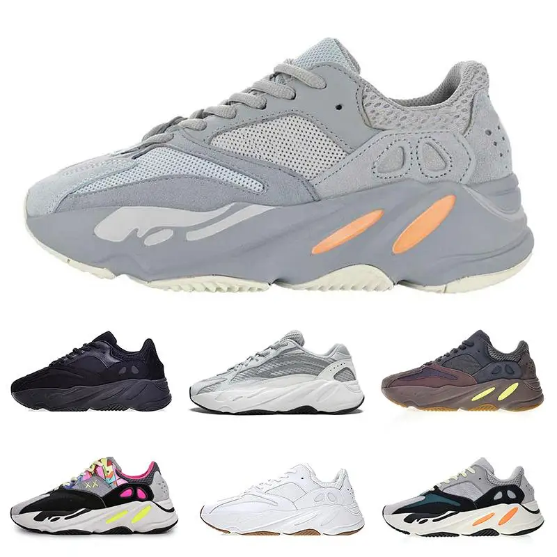 

2019 700 Wave Runner Mauve OG Solid Grey Inertia V2 Geode running shoes men's women's clothing 700 V2 static sports shoes