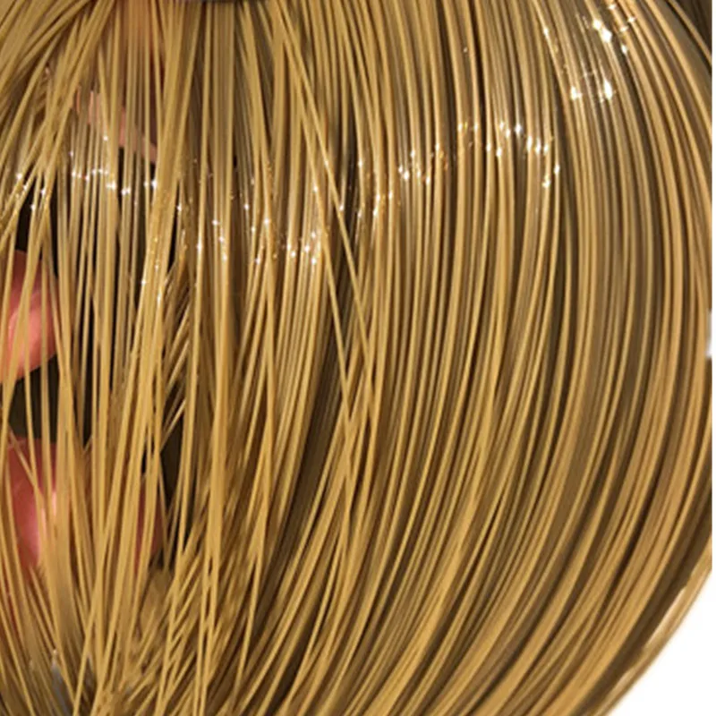 brown fihing line 0.5mm- 0.8mm monofilament nylon line High strength wire for fishing weaving network Braided beads