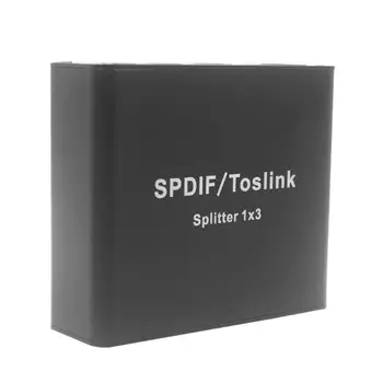 

Full HD Digital Optical Audio Switch SPDIF/TOSLINK Optical Audio 3x1 Switcher Splitter Extender Adapter With IR Remote Control