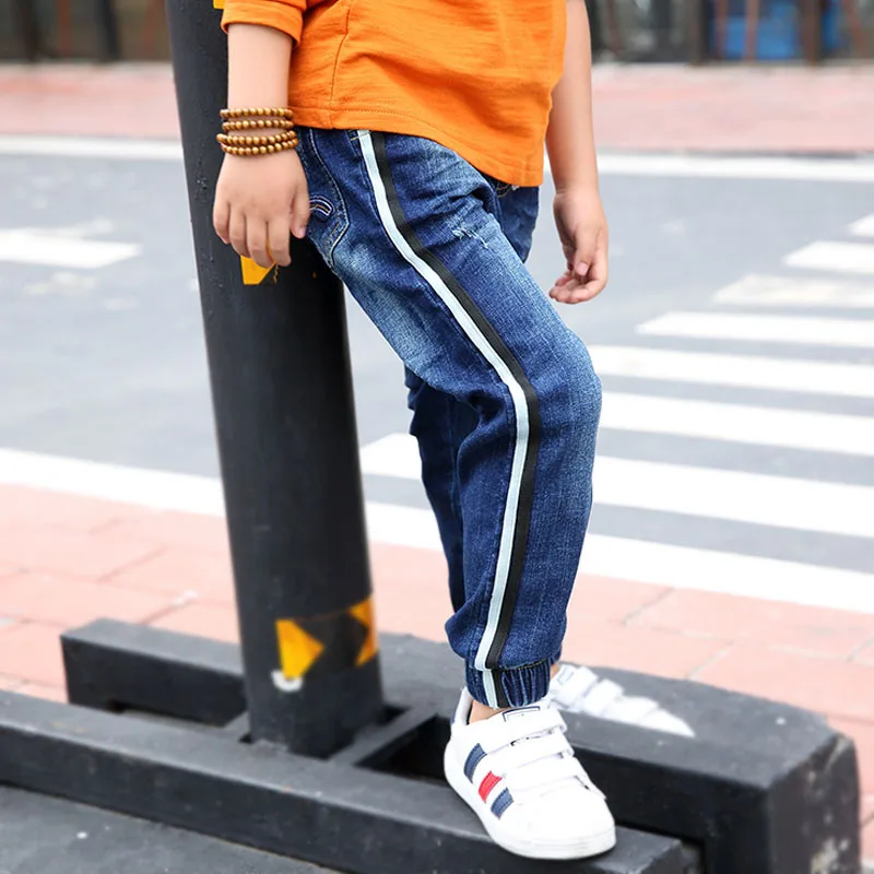 

Fashion kids jeans with light-colored soft material 2019 New autumn jeans boy for 110 120 130 140 150 160 heigh