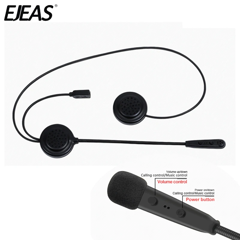 Ejeas E200 300 м Bluetooth мотоциклетный шлем гарнитура Беспроводная связь на лыжах без внутренней связи для двух гонщиков