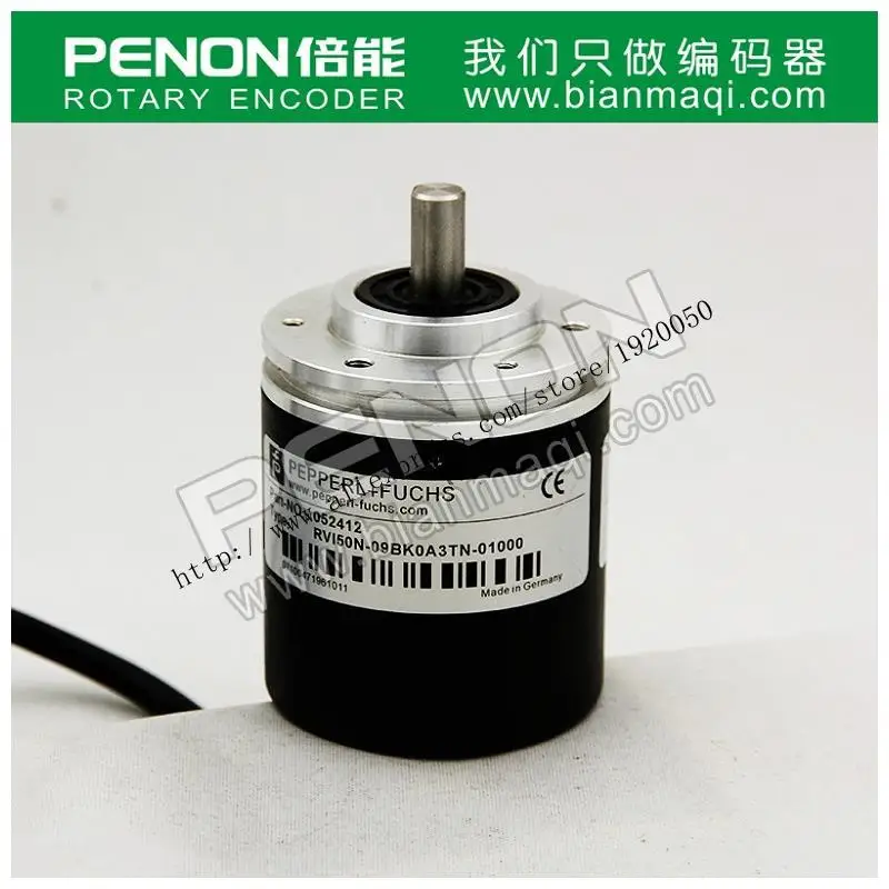 

Original P + F Fuchs RVI50N-09BK0A3TN-01000 rotary encoder solid shaft 8mm1000 line