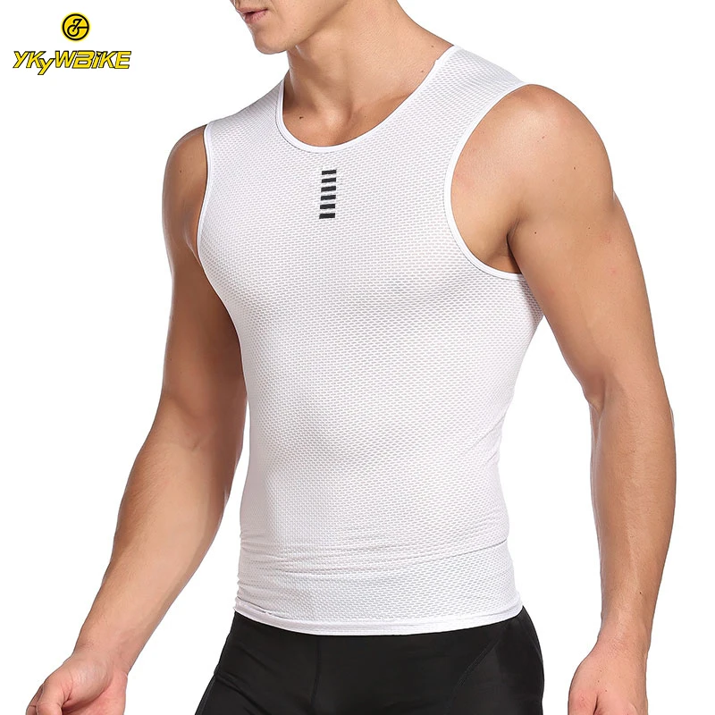 Download YKYWBIKE Men Cycling Base Layer Reflective Breathable Mesh ...
