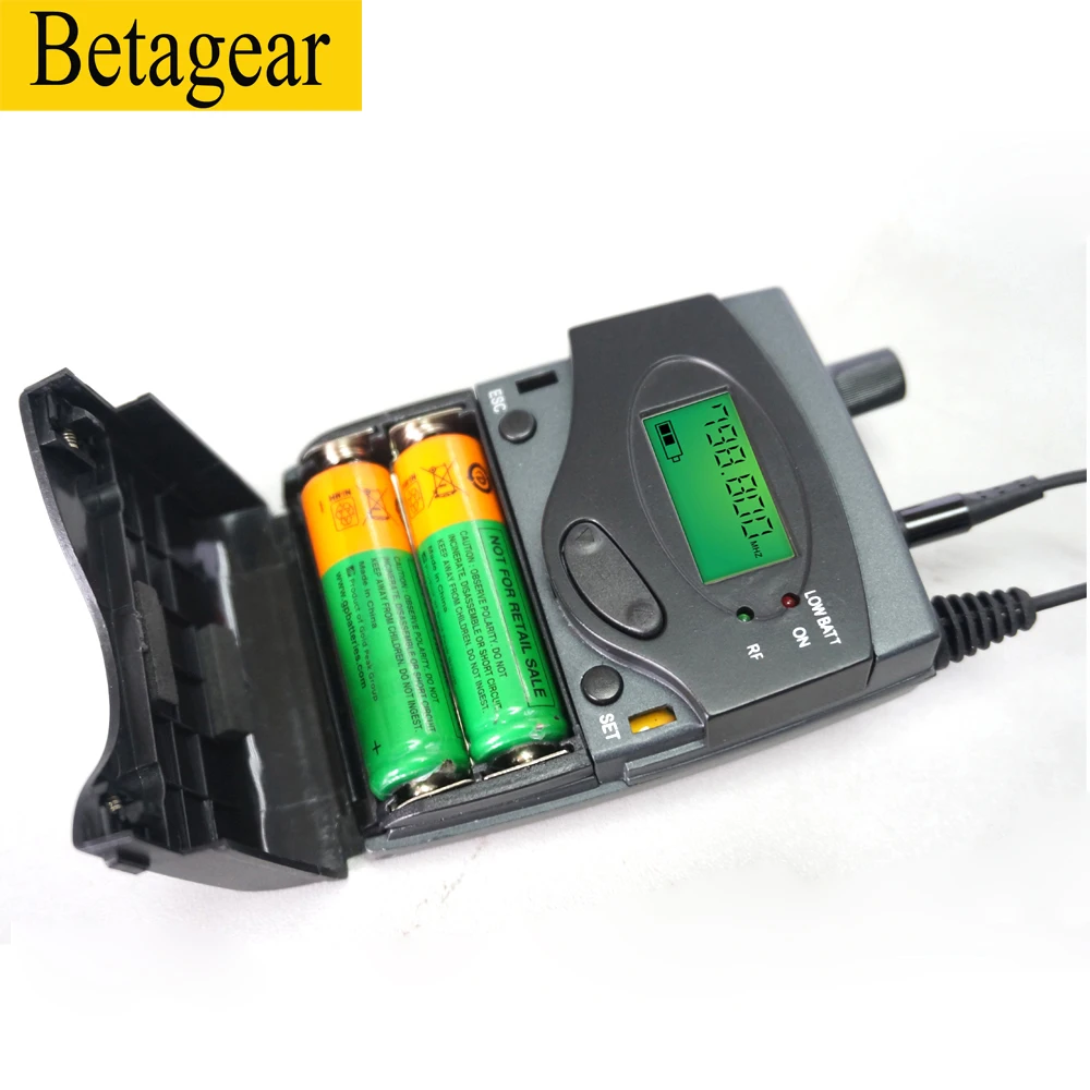 Betagear mono in ear monitor wireless system BK500