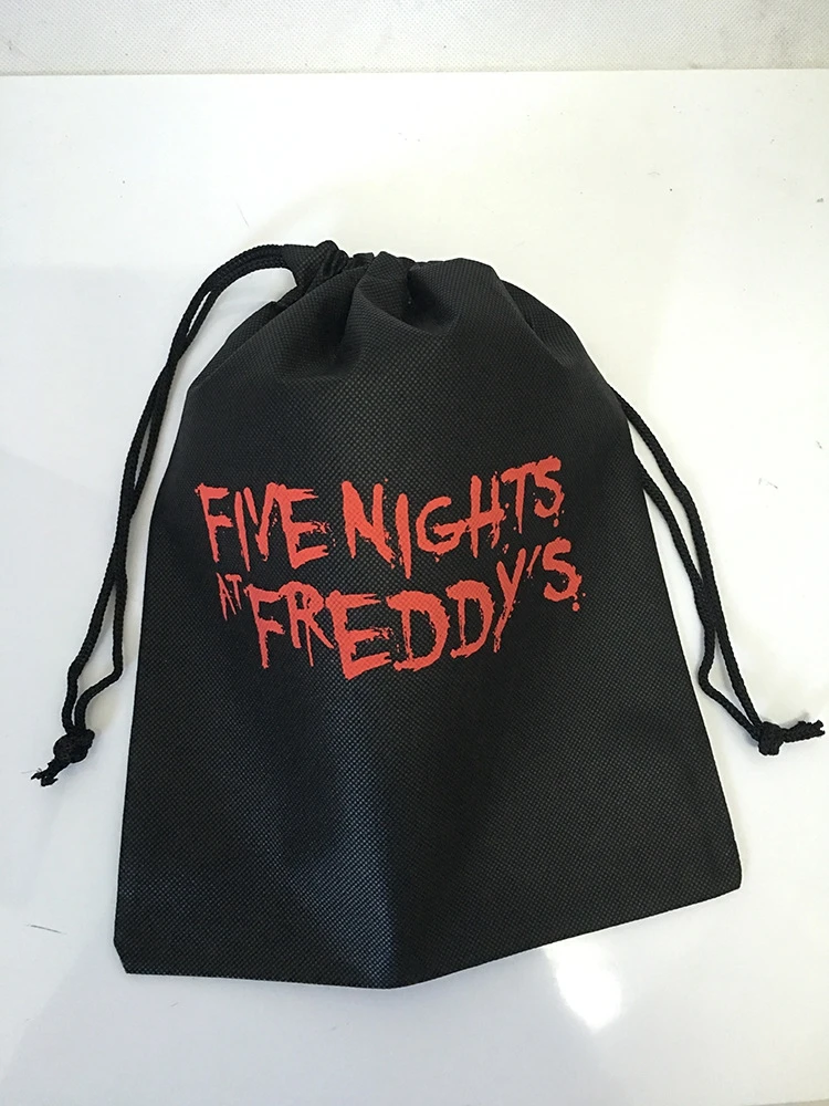 

10pcs/lot Five Nights At Freddy's Storage packet model Dolls Storage bag toy Creative environmental party Drawstring bag toy