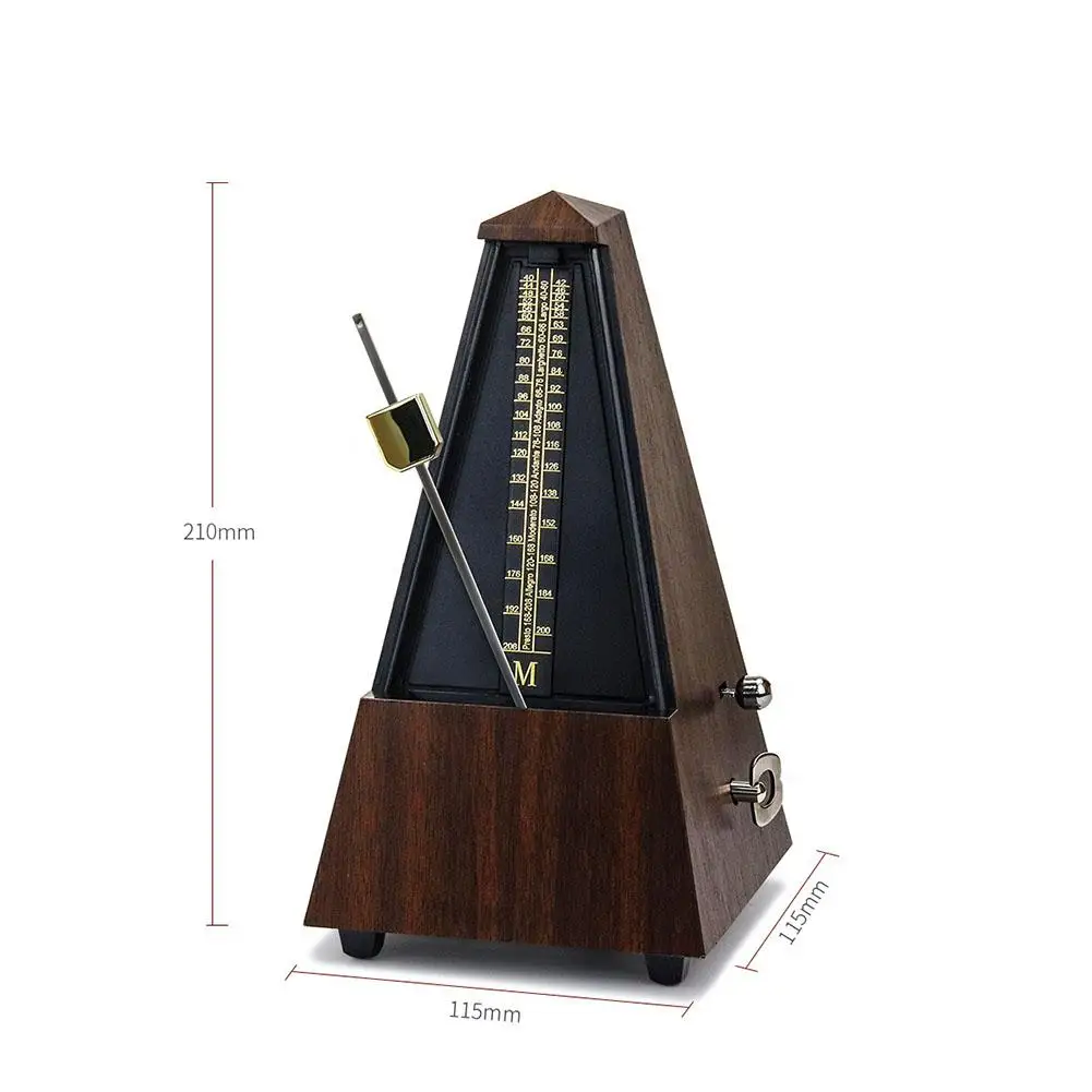 Винтажный башенный Тип гитарный метроном колокольчик ритм механический маятник метроном для гитары Бас фортепиано скрипка аксессуары