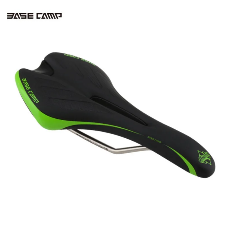 

BASECAMP Hollow Bicycle Saddles Pu Leather Mountain Road Bike Saddle Seat Cover MTB Breathable Seat Cushion Bike Parts